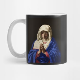 The Virgin in Prayer - Giovanni Battista Salvi da Sassoferrato Mug